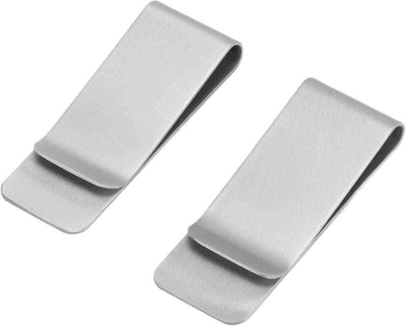 Stainless Steel Money Clip And Credit Card Holder For Men Silver - Image 3